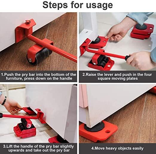 Furniture Lifter with Wheel Pads