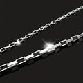 1pc Stainless Steel Y2K Cuban Necklace - Long Chain Necklace - For Men & Women - Fashion Accessories - Perfect Gift for Trendy Individuals