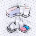 Metal Bathroom Corner Rack Storage Shelves