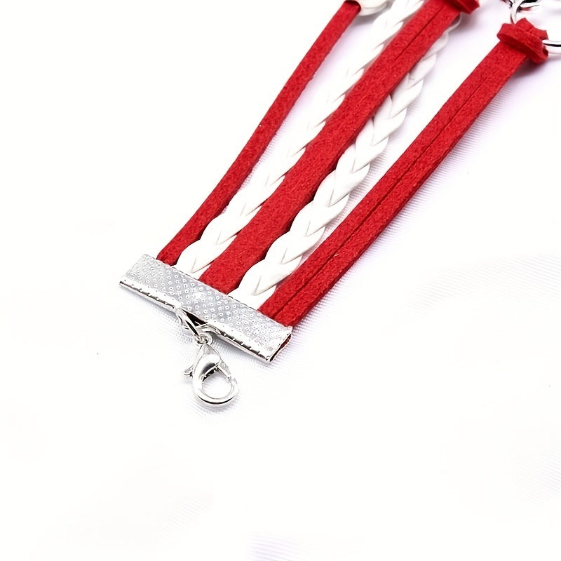 [Hot Selling] DIY Rope Bracelet | Double Heart Infinity | 8 Fashion Accessories | Multiple Colors