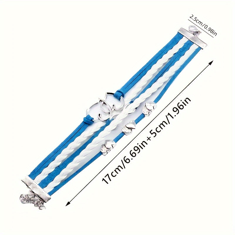 [Hot Selling] DIY Rope Bracelet | Double Heart Infinity | 8 Fashion Accessories | Multiple Colors