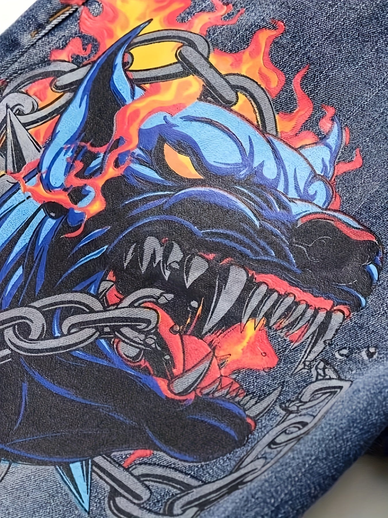 Graffiti Distressed Washed And Distressed Jeans Men Jeans Para Hombre, Designer Jeans for Men, Straight-Leg Wide-Leg Stretch All-Season Streetwear Y2K Vintage Wash Fashion Mens Clothing, Graphic Jeans, Jeans Special for Men,