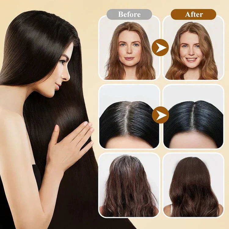 Long Lasting Natural Hair Dye Shampoo 100ML (Pack of 2)